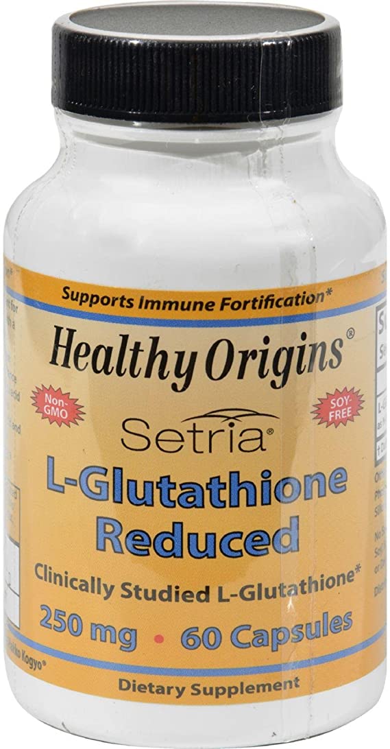 Healthy Origins L-Glutathione Reduced - 250 mg - 60 Capsules