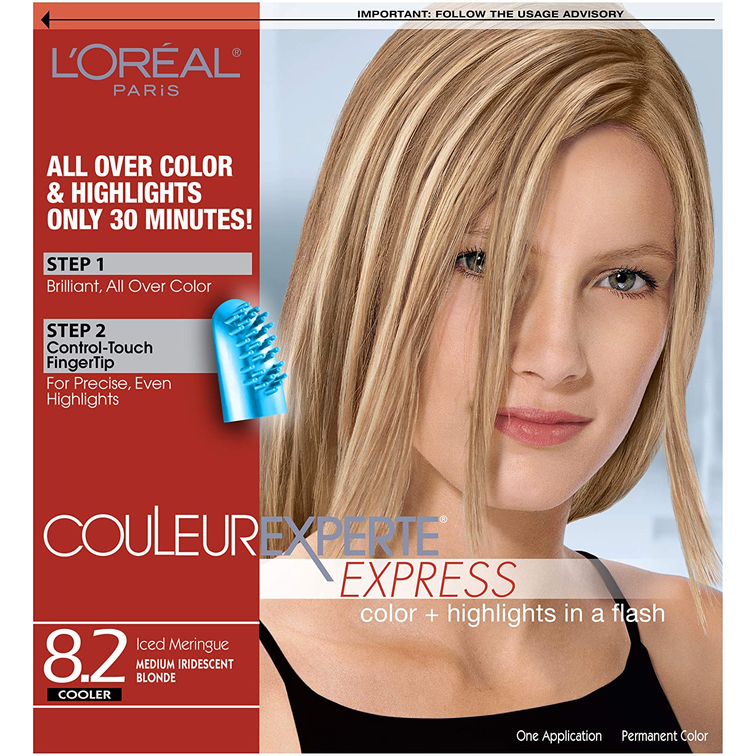L'Oreal Paris Couleur Experte Color + Highlights in a Flash, Medium Iridescent Blonde - Ice