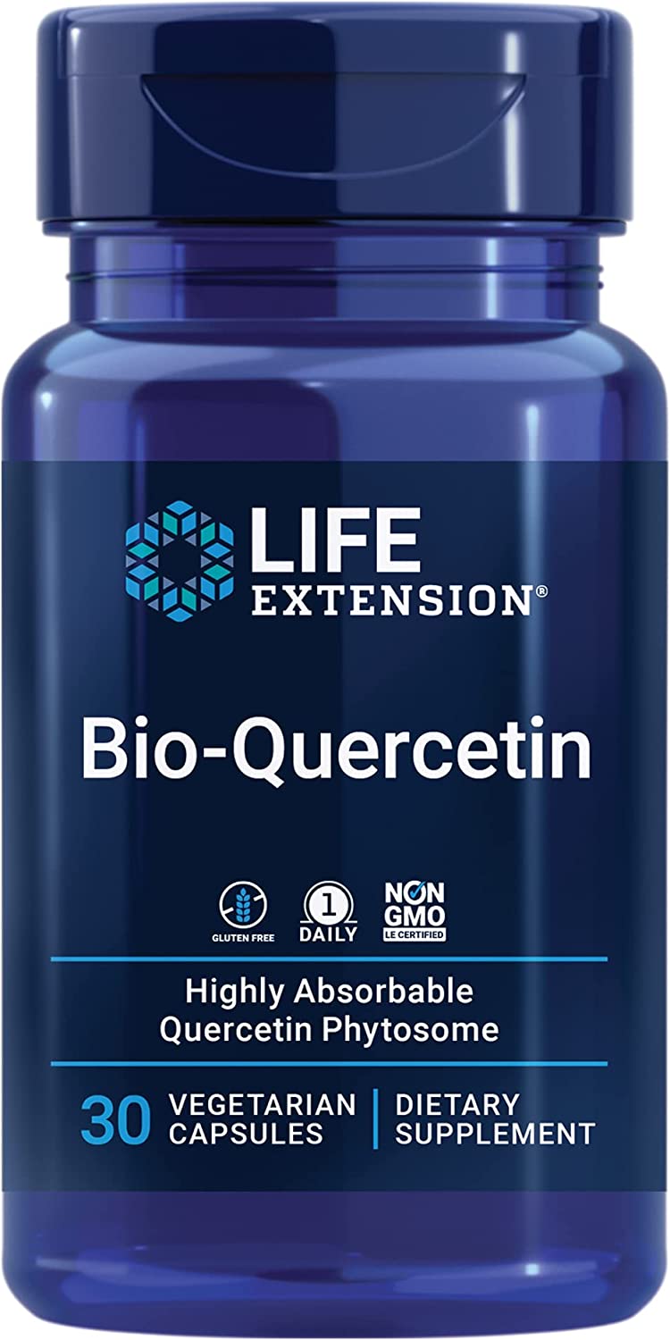 Life Extension Bio-Quercetin - for Cardiovascular + Endothelial Health and Healthy Immune Response -