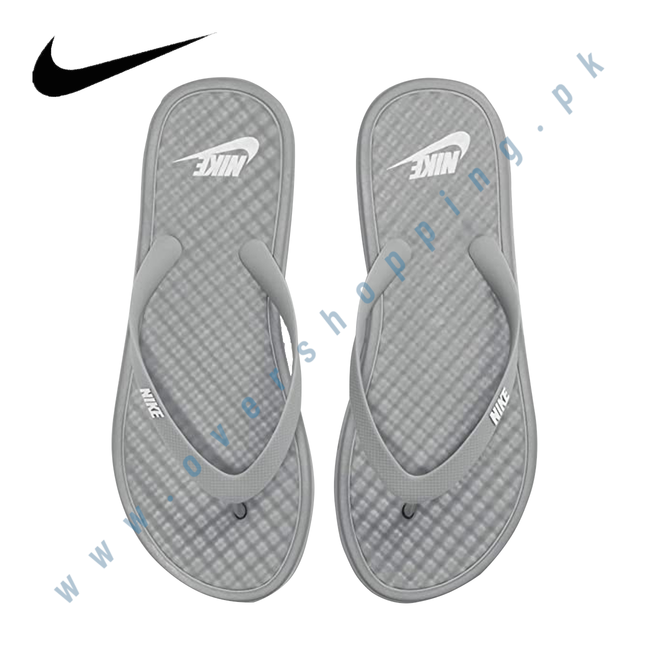 Fashionably Stylish Men's Nike Flip Flop 12 Wide Grey Sandal