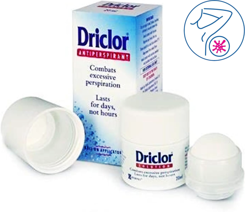 Driclor 20ml Antiperspirant Roll-On Applicator