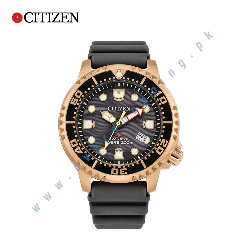 Citizen Men's Eco-Drive Promaster Diver Watch with Polyurethane Strap and Rotating Bezel