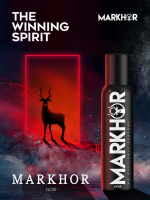 Markhor-Noir Body Spray Perfume (Pack of 4) - 4.0 Fl.Oz (120 ml)