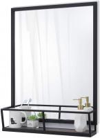 Chende Bathroom Large Accent Wall Decorative Mirror with Shelf