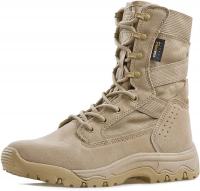 FREE SOLDIER Men’s Tactical Desert Dominator Combat Boots, Lightweight Guardian Military Boots, Size 12