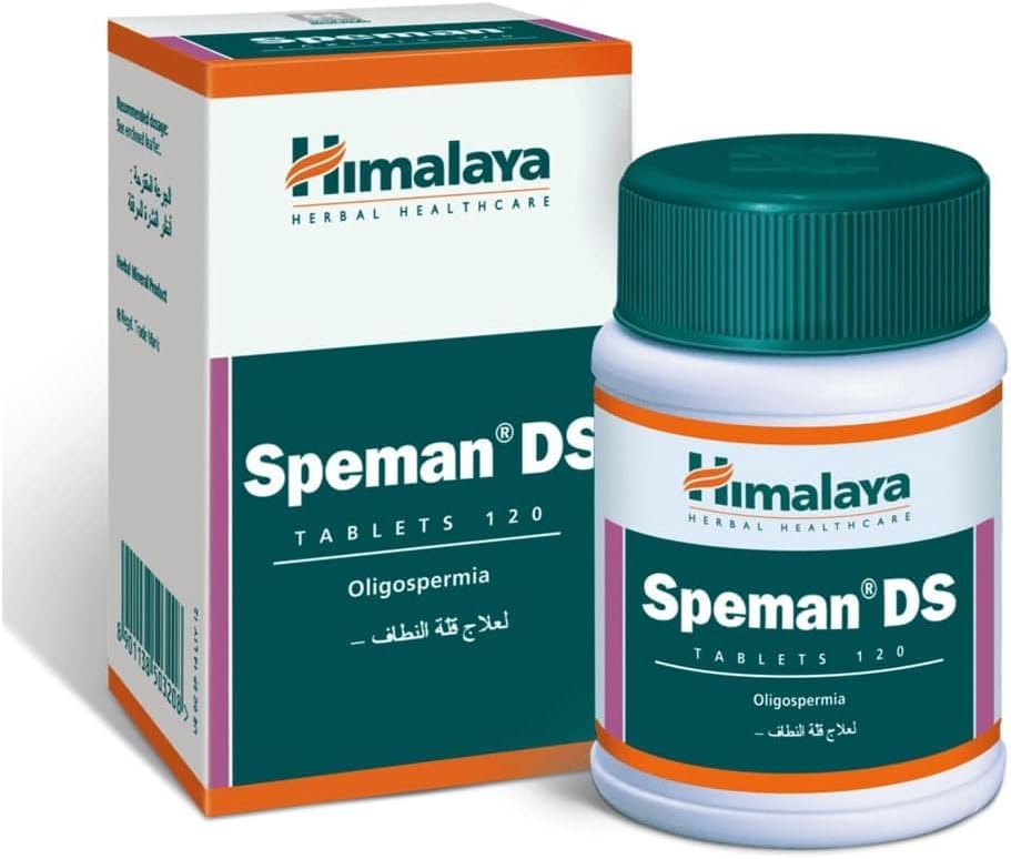 Speman DS Himalaya Herbal Tablets - 120 Ct