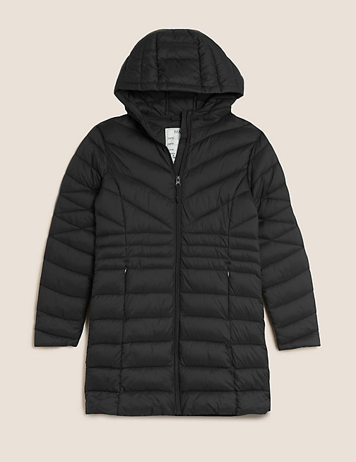 Stormwear™ Lightweight Longline Coat (6-16 Yrs) - Black