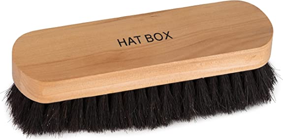 100% Horsehair Shoe Brush With Ergonomic Natural Wood Handle - Polish and Shine Leather and Synthetic Boots and Footwear