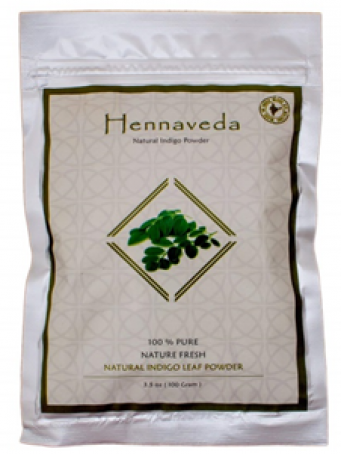 Hennaveda Indigo Powder 100% Indigofera, Pure Natural Indigo powder (100 gms/3.52 oz)