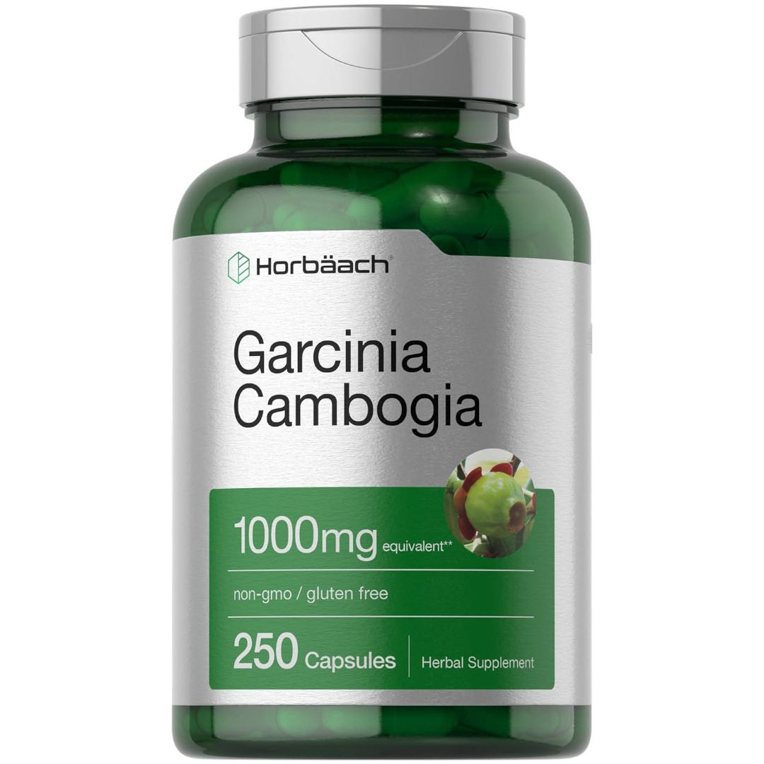 Horbaach Garcinia Cambogia Extract | 1000mg – Herbal Supplement for Weight Management (250 Capsules)