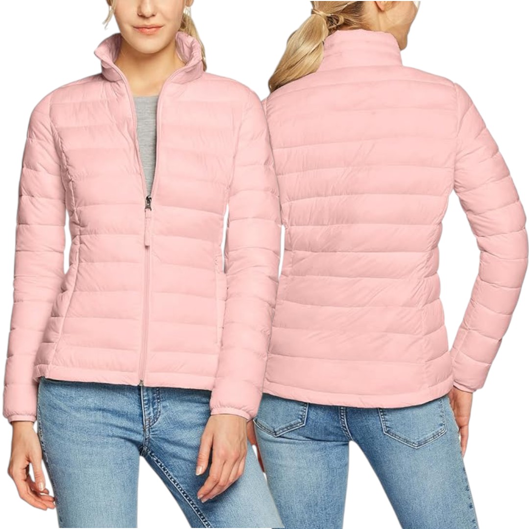 TSLA Women's Lightweight Packable Puffer Jacket | Water-Resistant & Warm (For Outdoor Activities)
