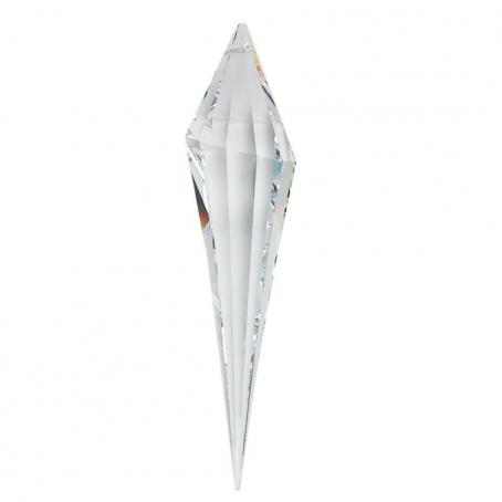 DEcus NObilis Tree Decoration Cone Clear Lead Crystal - Decorative Home Ornament Keepsake Gift Figure Figurine
