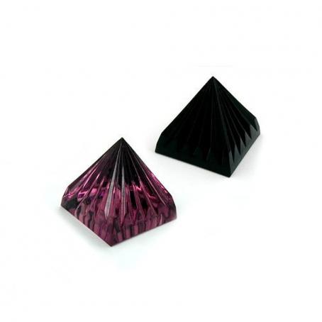 Table Decoration Crystal Pyramid Selectable Colour - Decorative Home Ornament Keepsake Gift Figure Figurine
