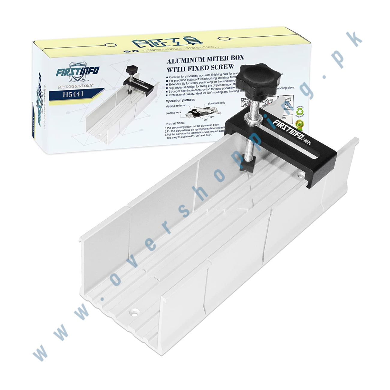 FIRSTINFO H5441 Metal Aluminum Miter Box - Achieving Perfect Cuts with FIRSINFO H5441 Metal Aluminum Miter Box
