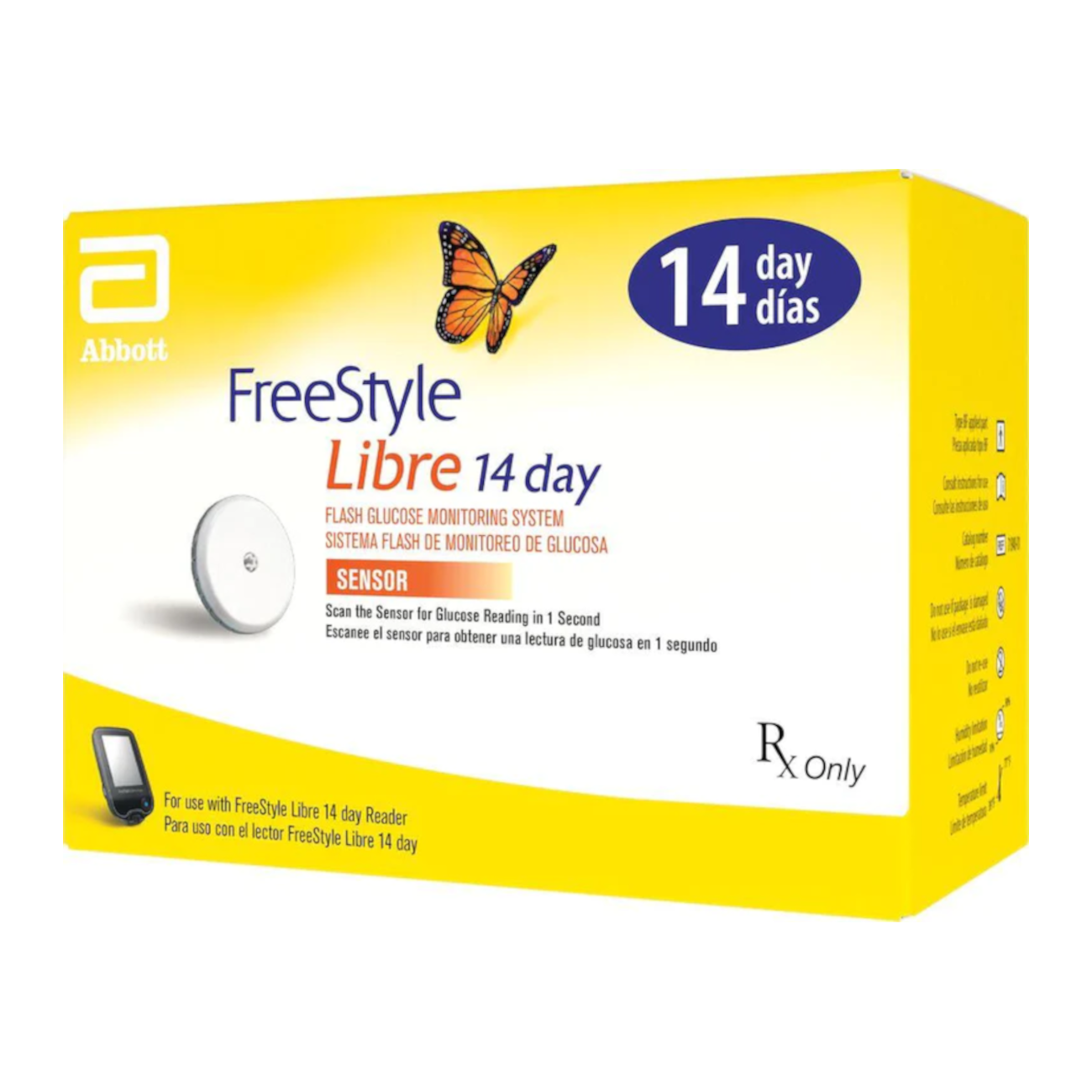 Freestyle Libre 2 Sensor by Abbott Pakistan, 14 Day Sensor, Flash Glucose Monitoring