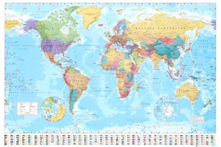 GB Eye World Map Poster