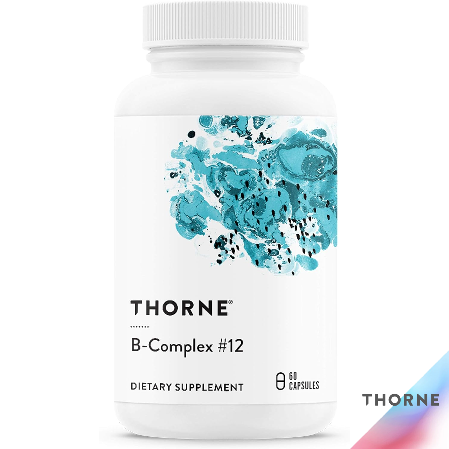 Thorne Research - B-Complex #12 - Dietary Supplement With B12 and Folate - 60 Capsules