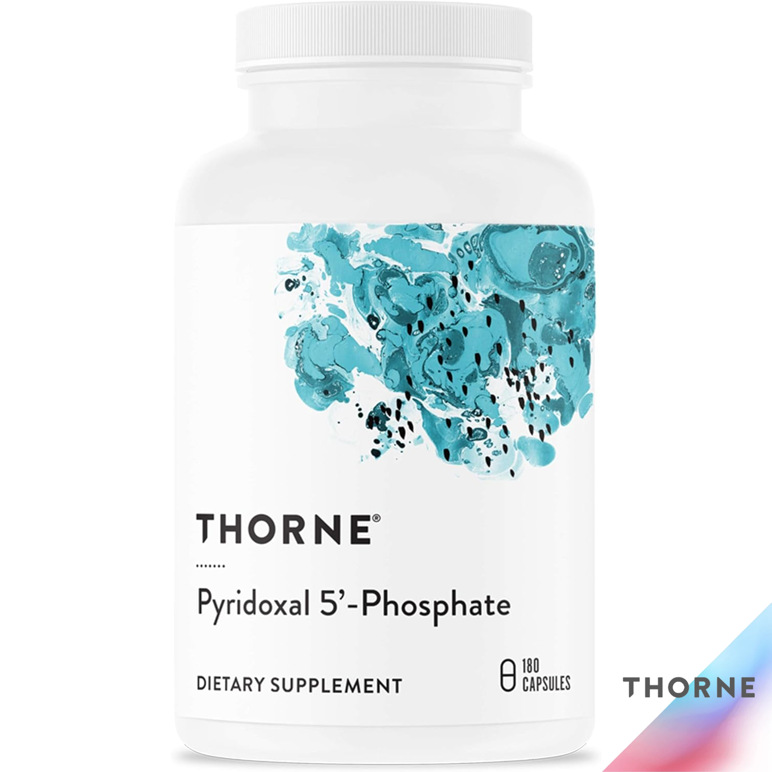 Thorne Research - Pyridoxal 5 -Phosphate - Bioactive and Tissue-Ready Vitamin B6 Pyridoxine Supplement - 180 Vegetarian Capsules