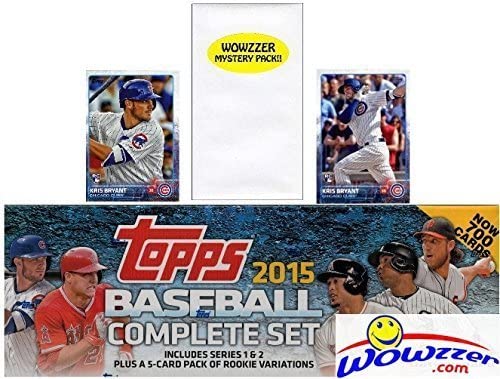 2015 Topps Baseball EXCLUSIVE MASSIVE 705 Card Retail Factory Set with Wowzzer Mystery Pack