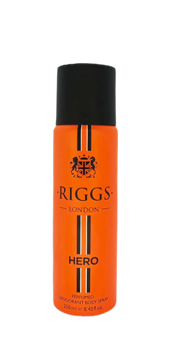 Riggs LONDON Men's Deodorant Body Spray, Hero - 8.45 Fl.Oz (250ml)