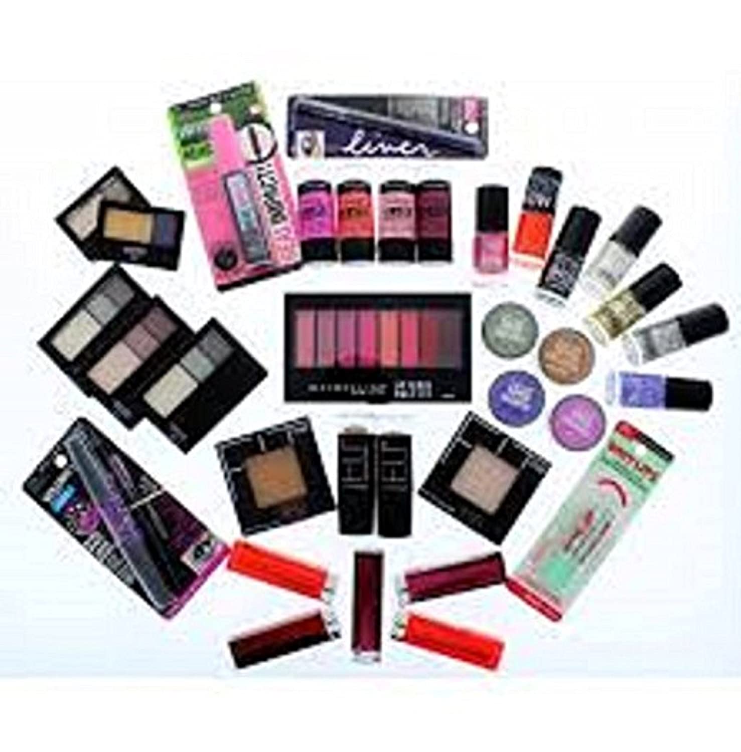 25 Piece Wholesale only Loreal, Maybelline and revlon Cosmetics Lot,assorted