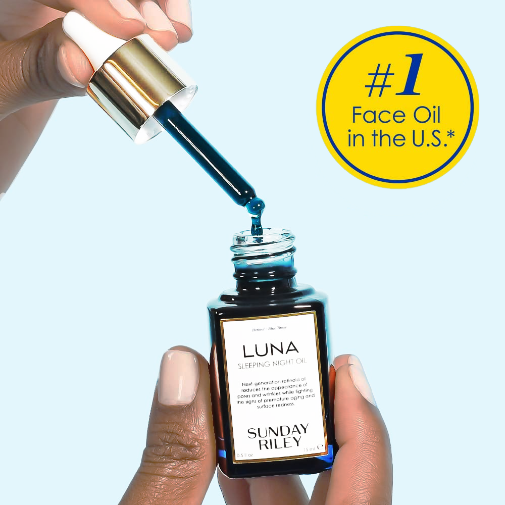 Sunday Riley Luna Retinol Sleeping Anti Aging Night Face Oil - 0.5 Fl.Oz (15ml)