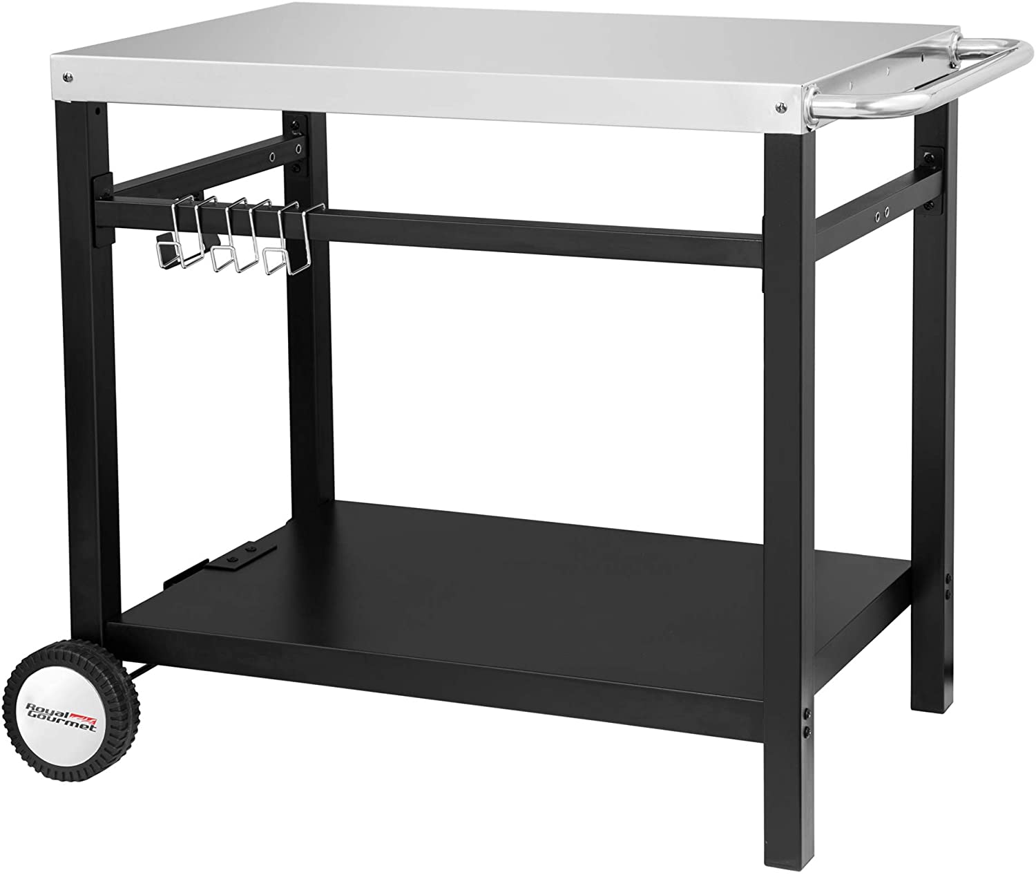 Royal Gourmet DoubleShelf Movable Dining Cart