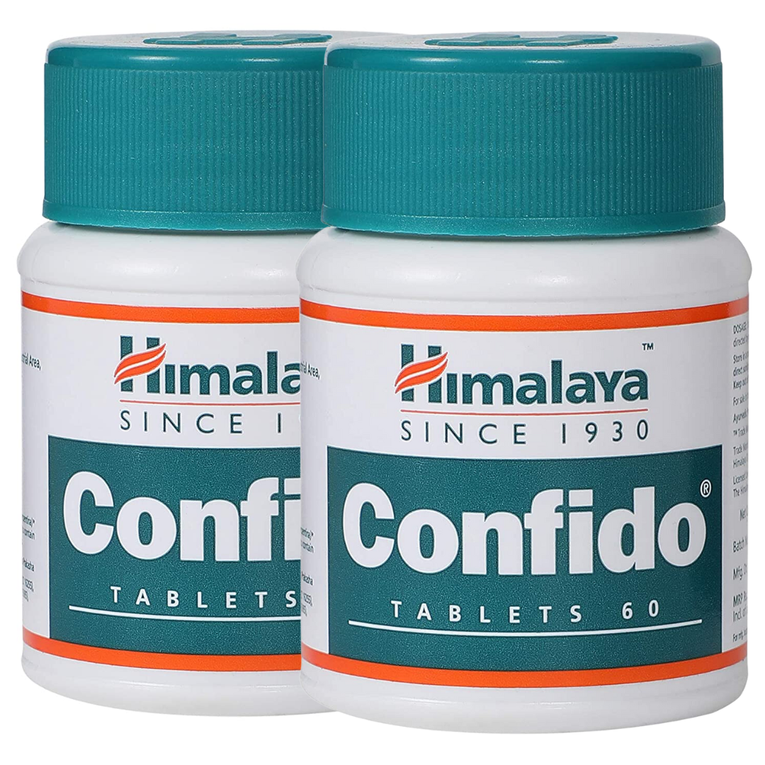 Himalaya Confido Tablets – Ayurvedic Men’s Health Formula, Boost Confidence & Stamina (Pack of 60, Imported) (Pack of 2)
