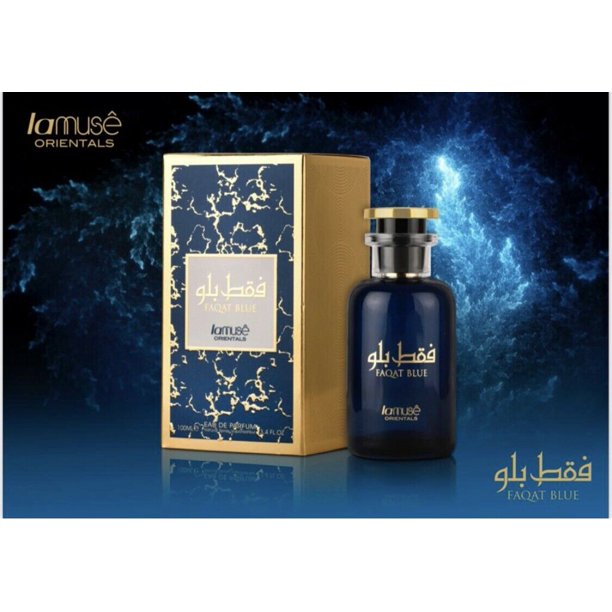 Faqat Blue - Eau De Perfume Spray (100 ml - 3.4Fl oz) by Lamuse Orientals
