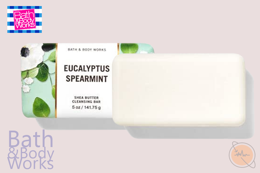 Bath and Body Works Eucalyptus Spearmint Shea Butter Cleansing Bar - 5 Oz (141g)