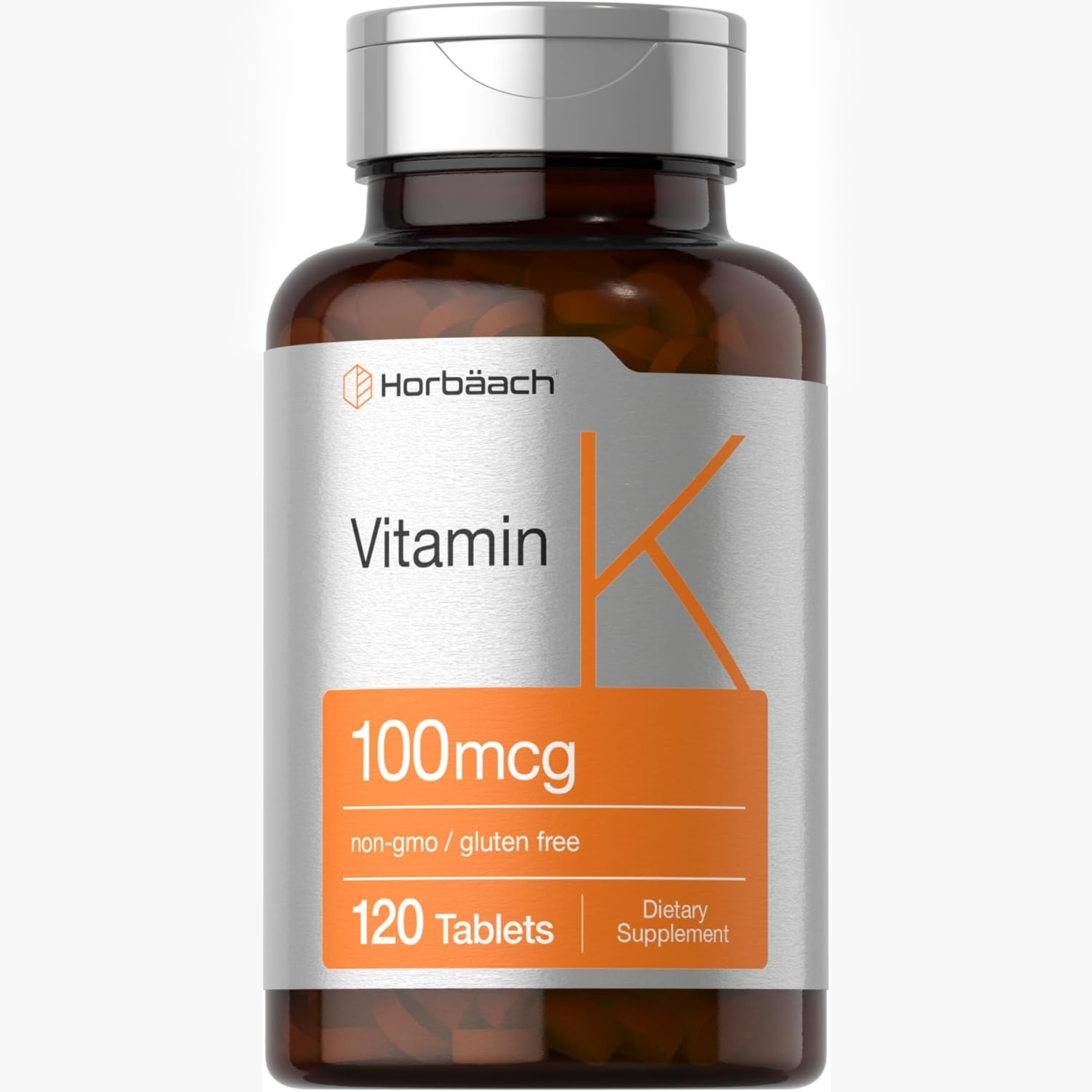 Horbäach Vital-K 100mcg – Complete Blood & Bone Health Support - 120 Tablets