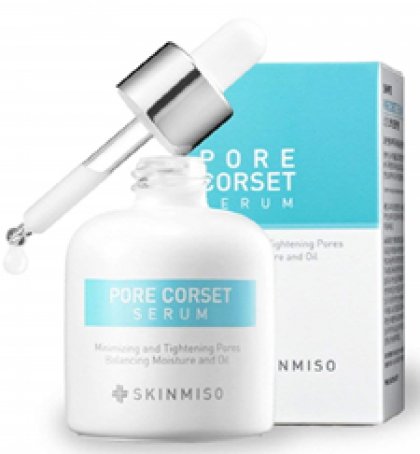 SKINMISO Pore Corset Serum 1 Oz Minimizing and Tightening Pores Balancing Moisture and Oil of Skin