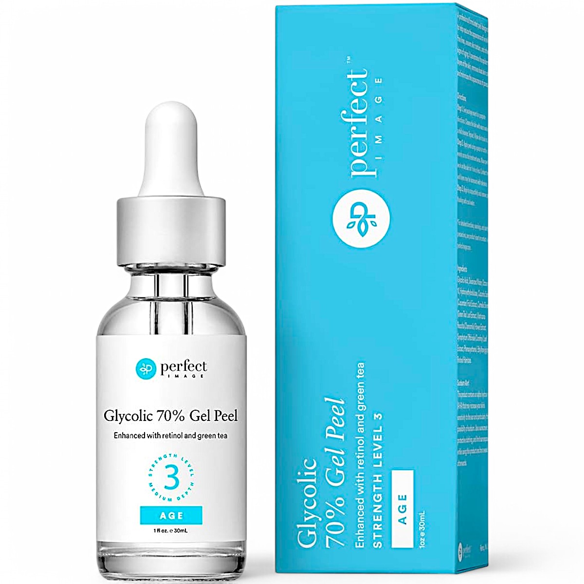 Perfect Image Glycolic Acid Gel Peel 70% with Retinol and Green Tea Extract, 30ml