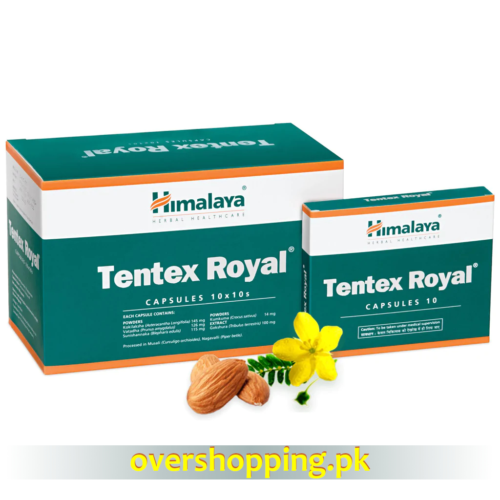 Himalaya Tentex Royal, Relieves Stress & Enhance Men's Performance - 30 Capsules