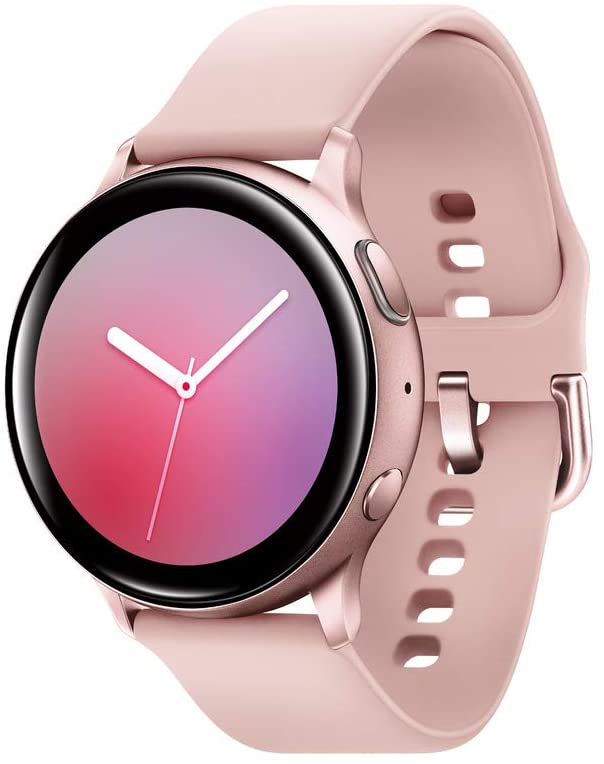 Samsung Galaxy Watch Active2 W/ Enhanced Sleep Tracking Analysis, Auto Workout Tracking, and Pace Coaching (44mm, GPS, Bluetooth, Wifi), Pink Gold - US Version with Warranty