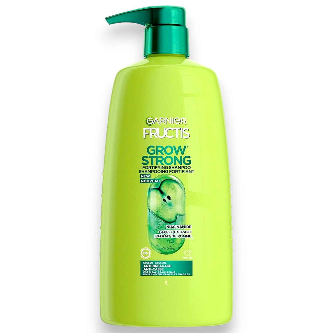 Garnier Fructis Grow Strong Shampoo – 33.8 Fl Oz – Strength & Growth Formula – Imported USA/UK