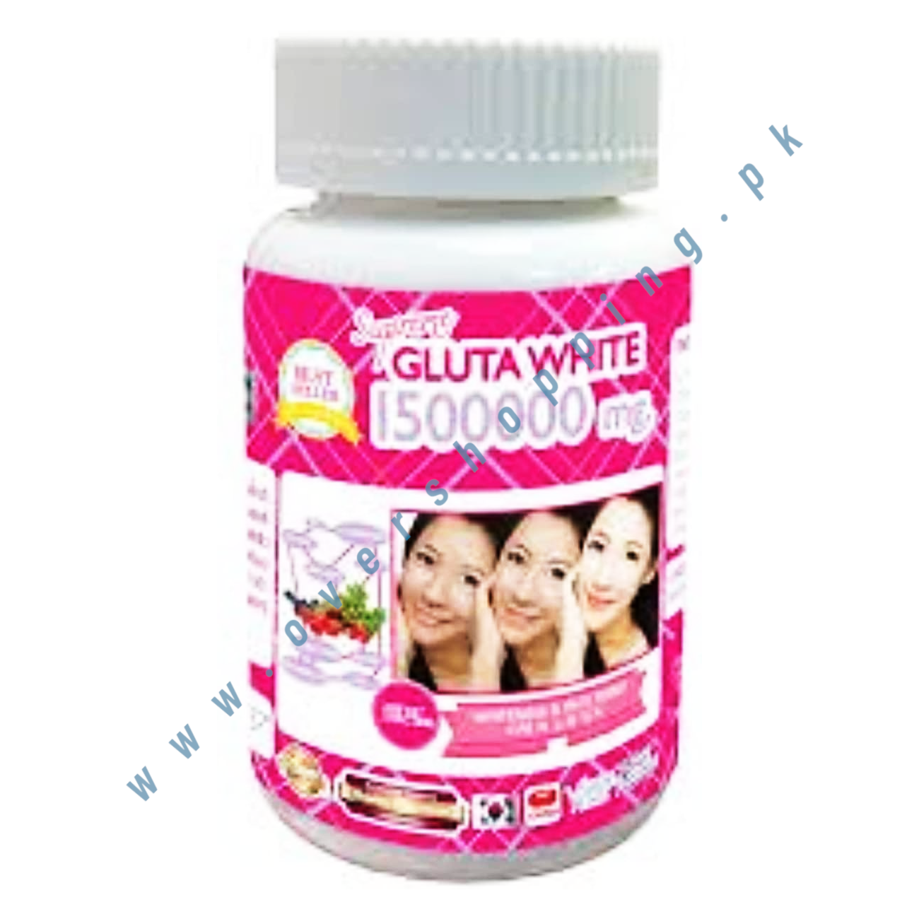 Supreme Gluta White 1500000mg Skin Boost Up Softgel, Super Whitening Glutathione Anti Aging Sofgel Supplement