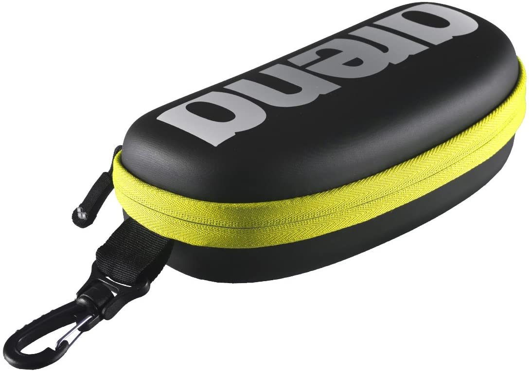 Arena Swim Goggle Case Color: Black / Fluo Yellow / Silver