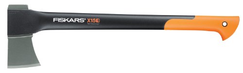 Fiskars 378571-1002 X15 Chopping Axe 23.5", 23.5 Inch, Orange/Black,Yellow/Black