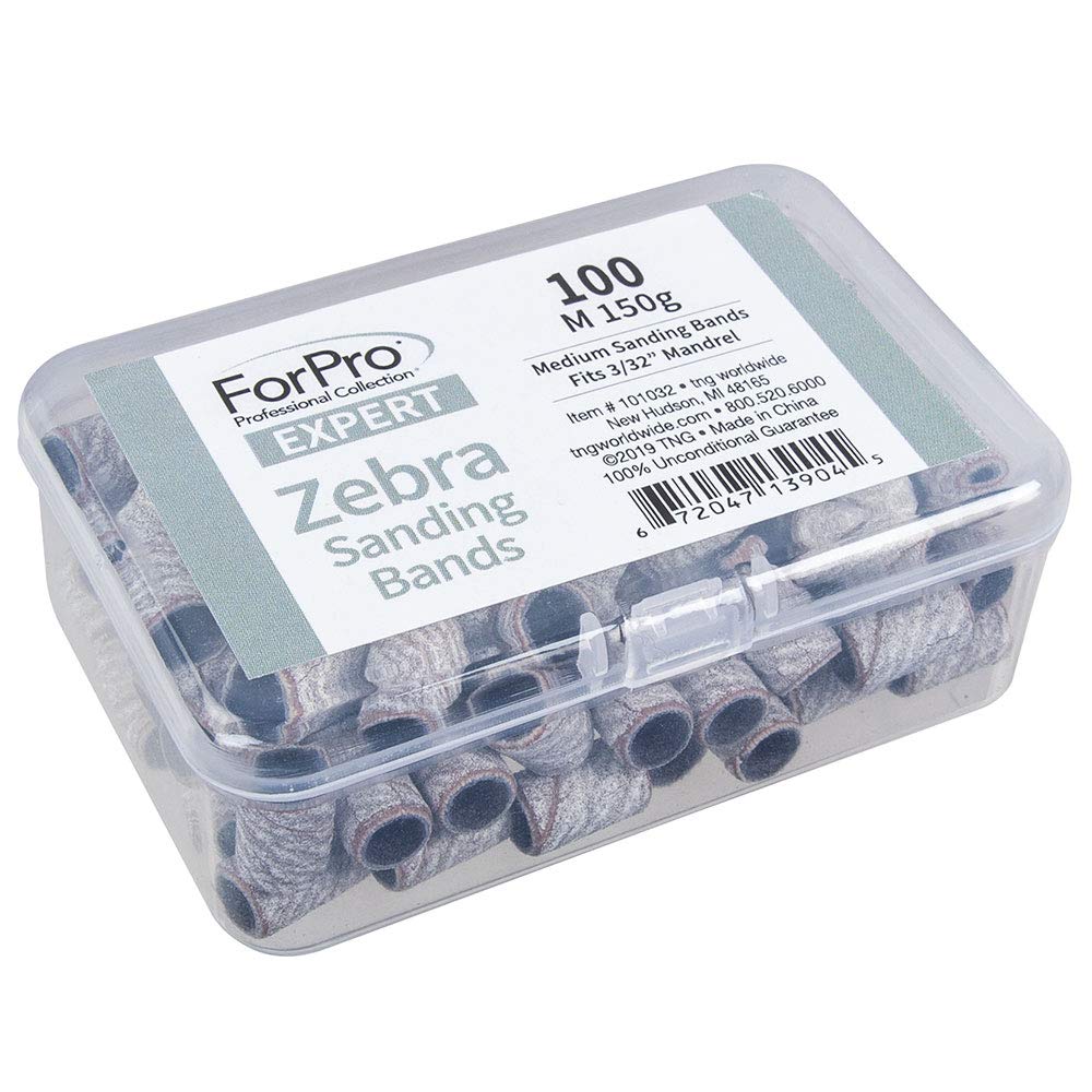 ForPro Expert Zebra Sanding Bands, Medium 150 Grit, 100-Count