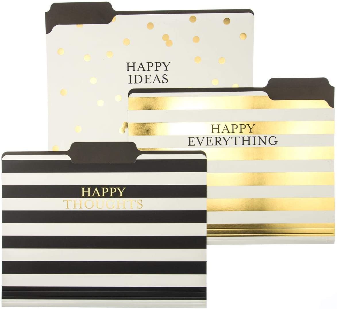 Graphique Happy Ideas File Folder Set – File Set Includes 9 Folders