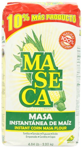 Maseca Instant Yellow Corn Masa Flour 4.84lb | Masa Instantanea de Maiz Amarillo 2.2kg