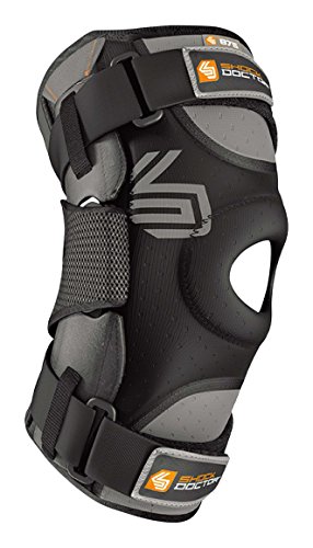 Shock Doctor Ultra Knee Supporter with Bilateral Hinges (Black, XX-Large)- Single