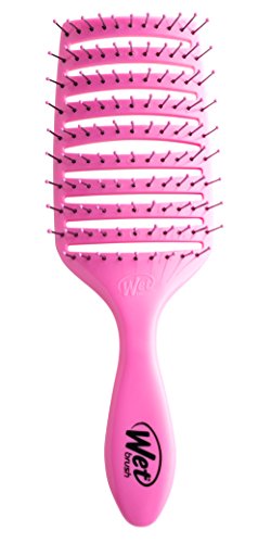 Wet Brush Speed Dry Hair Brush - Pink - Exclusive Ultra-soft HeatFlex Bristles - Glide Through Tangles With Ease For All Hair Types - For Women, Men, Wet And Dry Hair