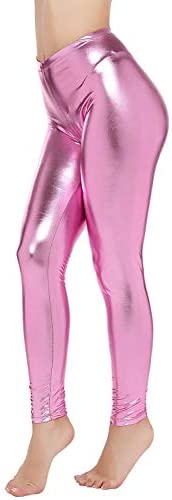 Womens Sexy Shiny Faux Leather Leggings Pants