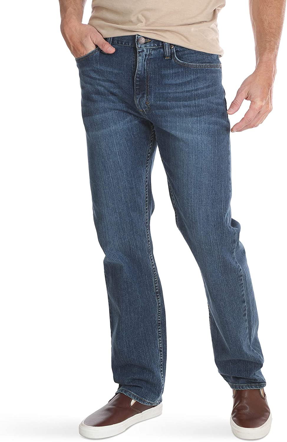 Wrangler Men's Classic 5-Pocket Regular Fit Flex Jean W36 L28