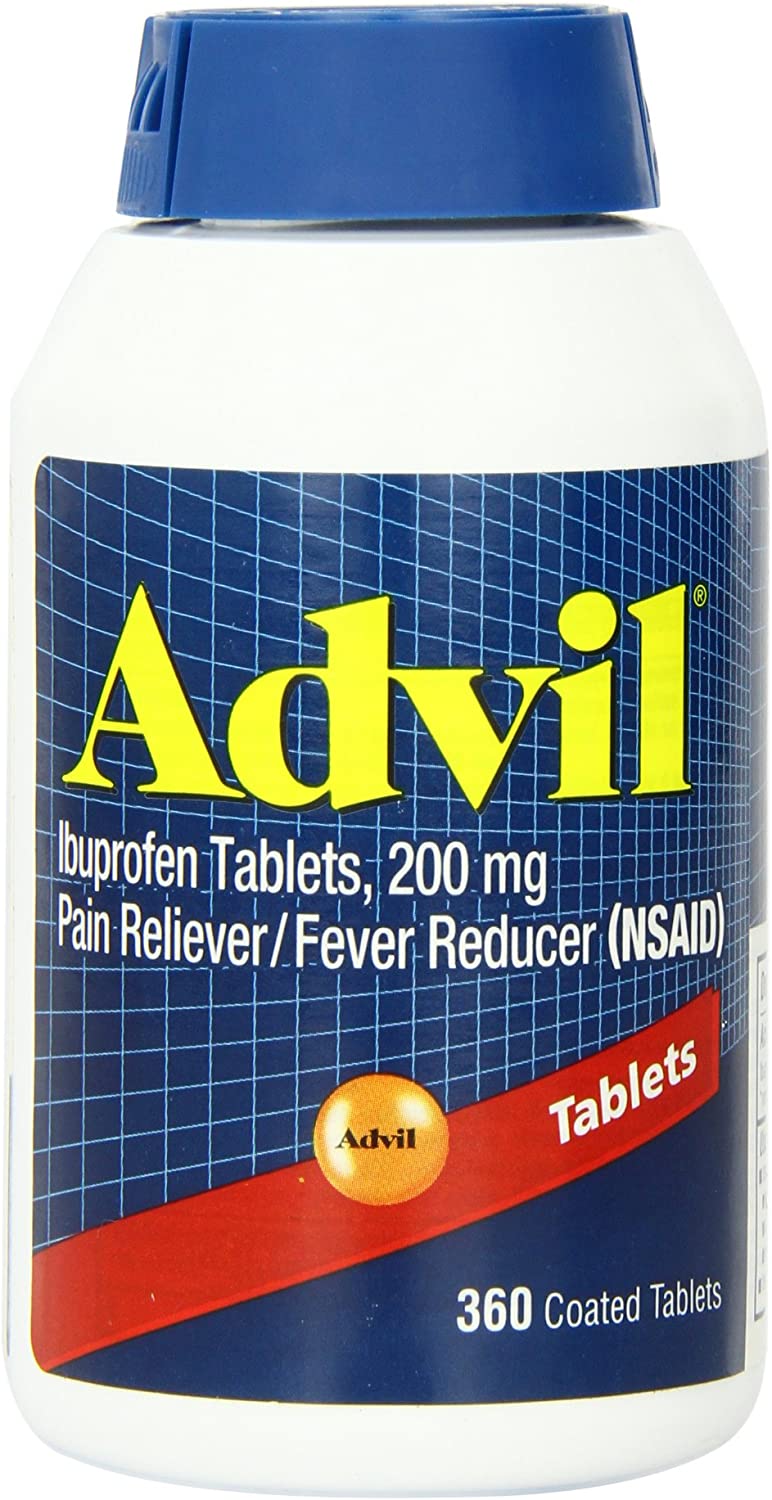 Advil Pain Reliever, Fever Reducer, 200mg -360 Tablets