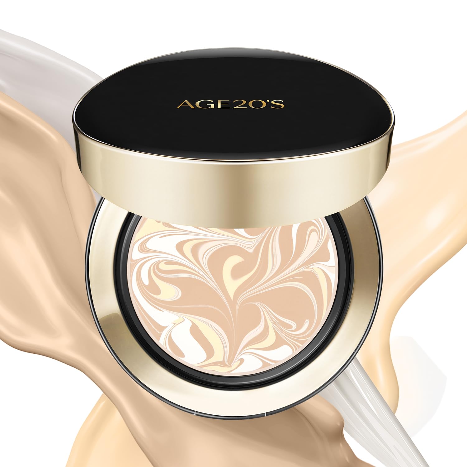 AGE20'S Signature Essence Pact SPF 50+ 23W BEIGE, Dewy Finish, 14g, 17N IVORY
