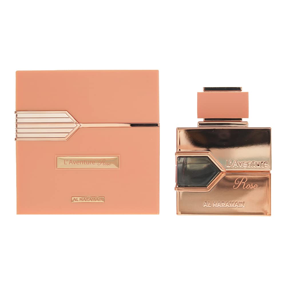 Al Haramain L'aventure Rose for Women Eau de Parfum Spray - 3.4 Fl.Oz (100ml)