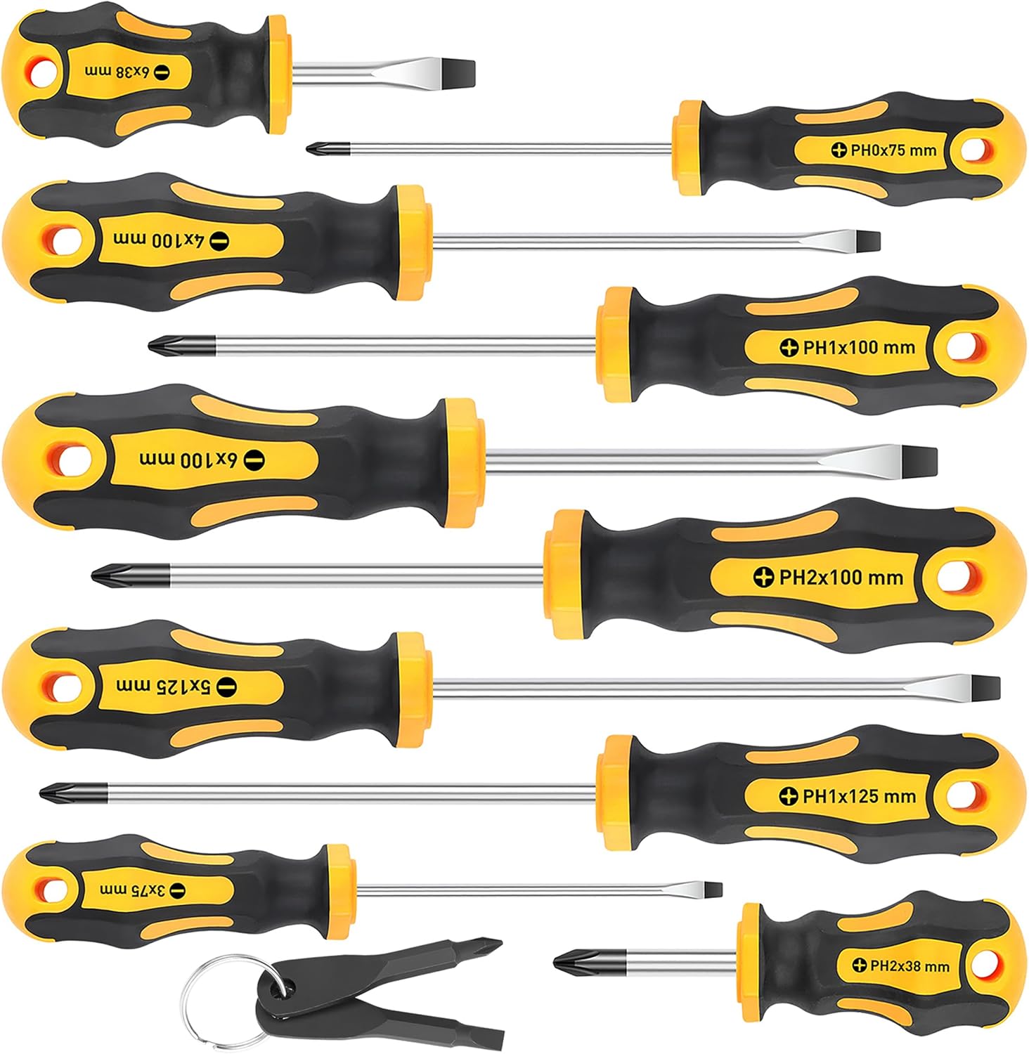 Amartisan 10-Piece Magnetic Screwdriver Set Model AS-10 Professional Heavy-Duty Tools Pakistan